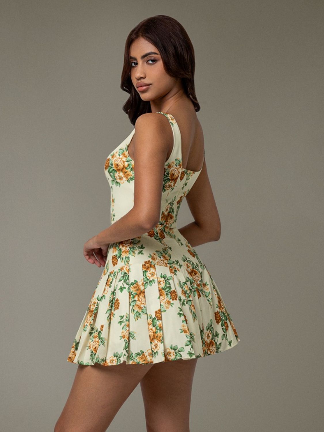 Floral Mini Corset Dress