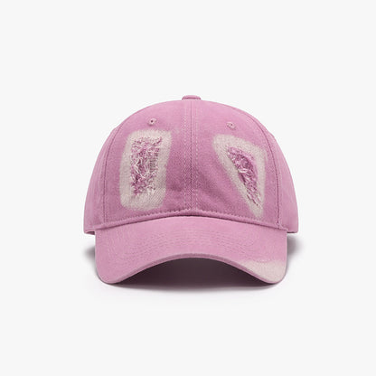 Distressed Cotton Baseball Cap