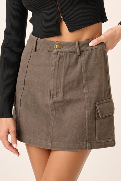 Cargo Mini Skirt