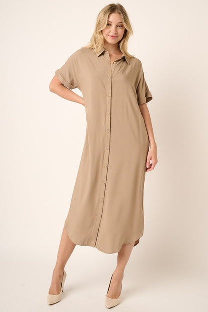 Dolman Shirt Dress