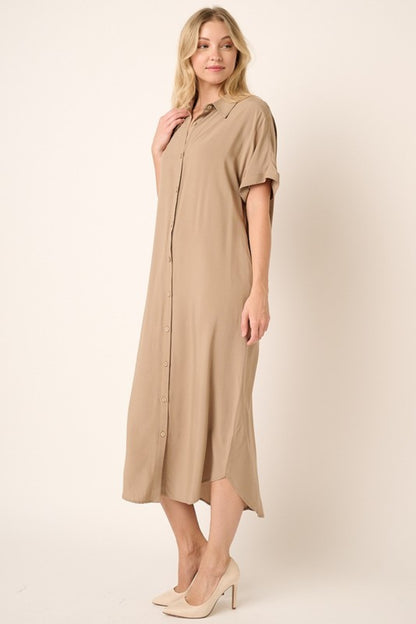 Dolman Shirt Dress