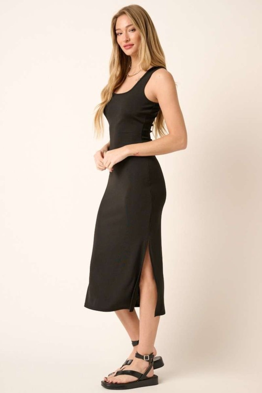 Side Slit Tank Dress