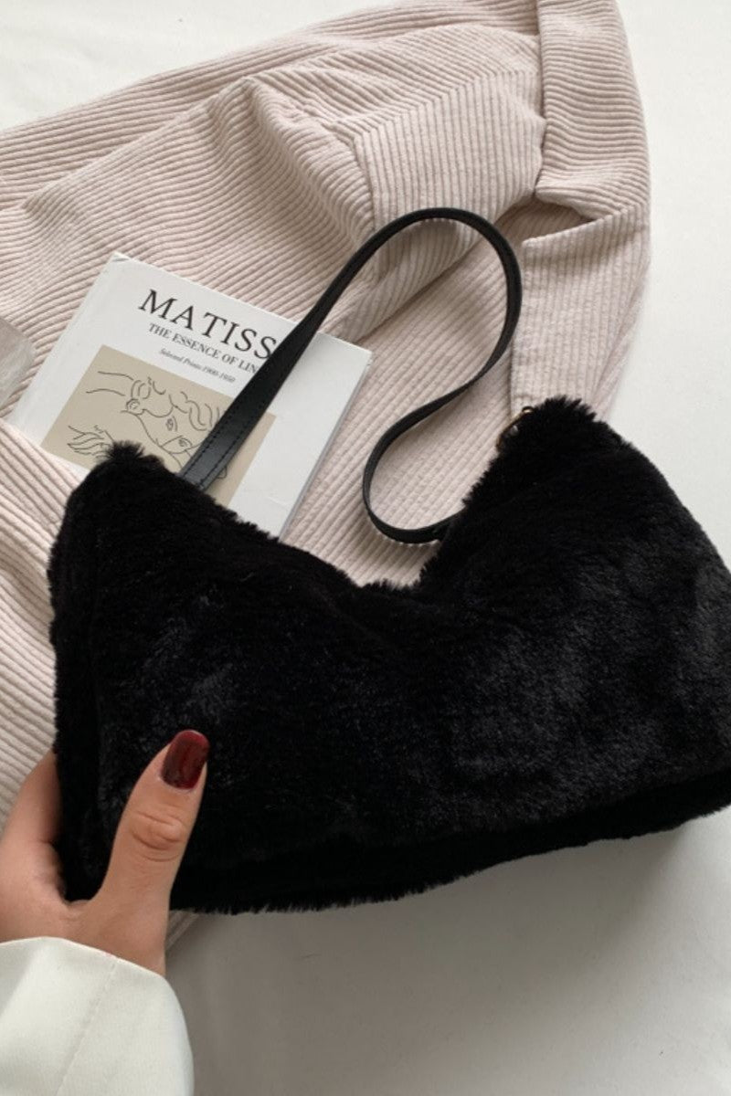 Faux Fur Shoulder Bag