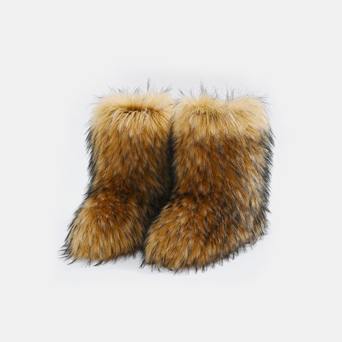 Fuzzy Platform Boots