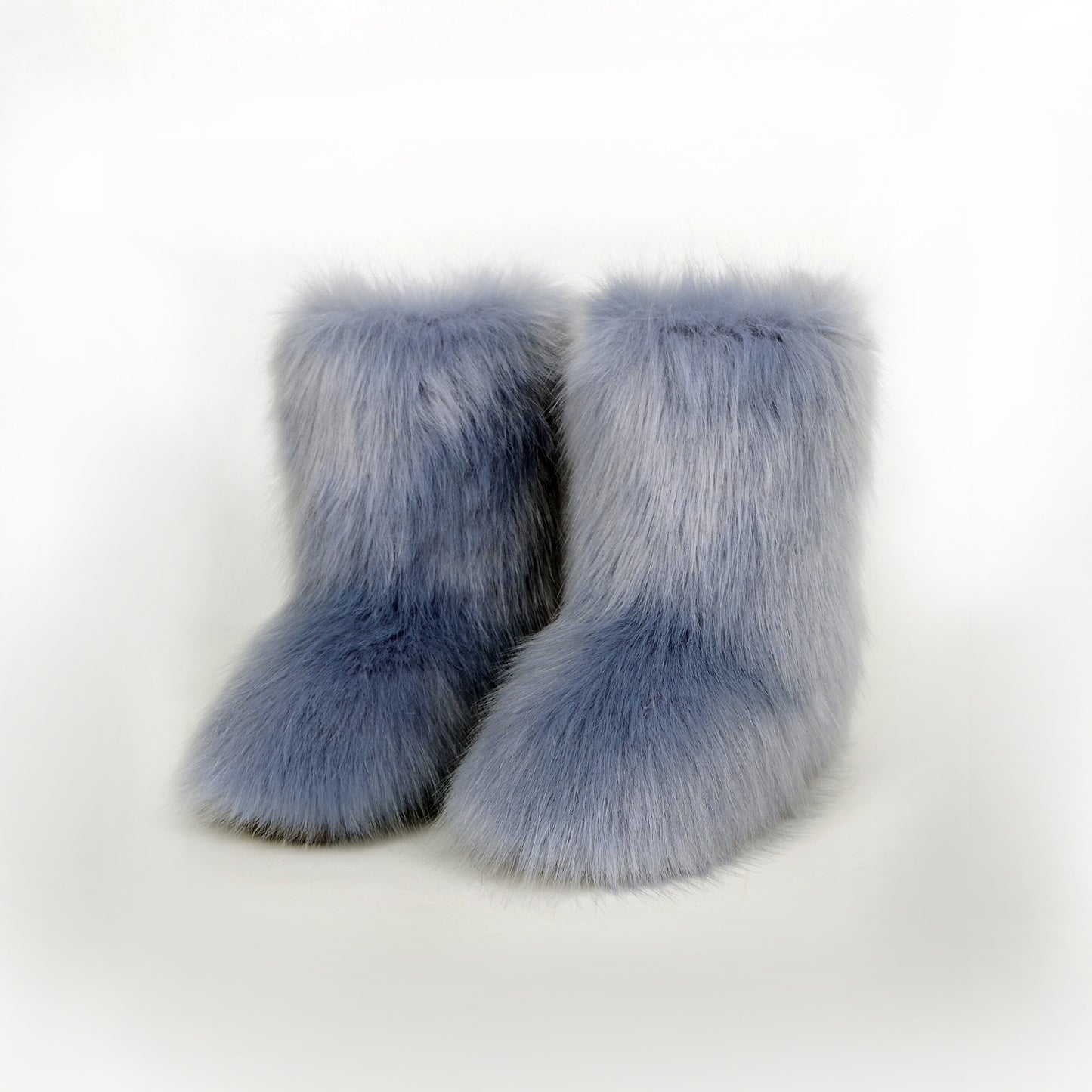 Fuzzy Platform Boots