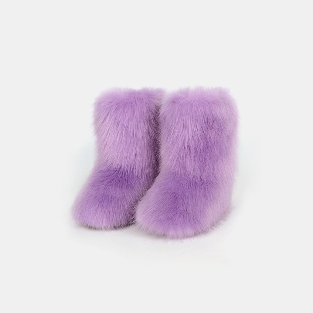 Fuzzy Platform Boots