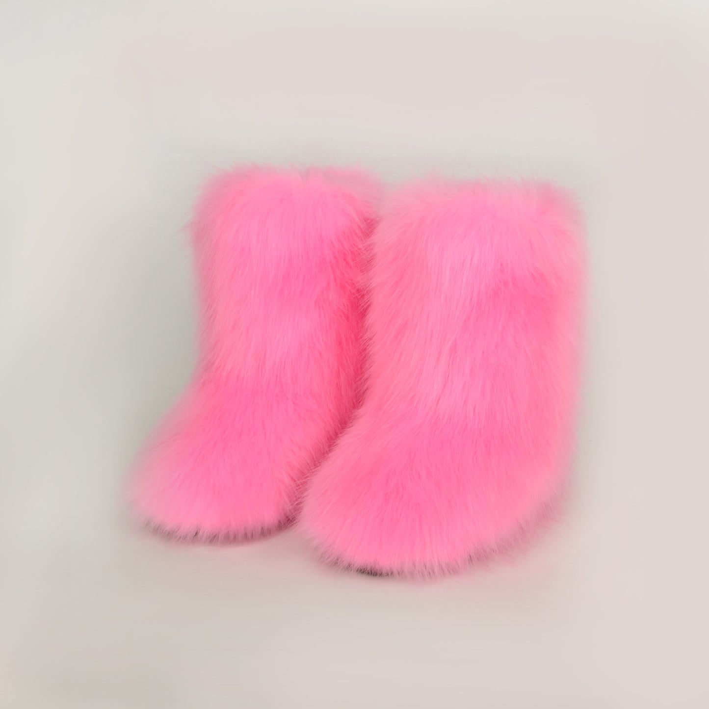 Fuzzy Platform Boots